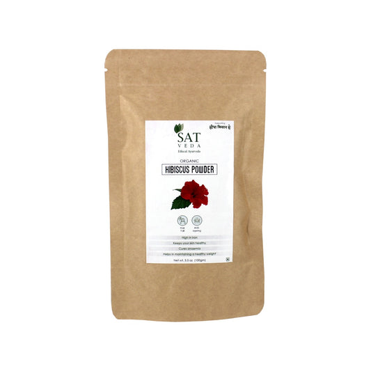 SAT VEDA Organic Hibiscus Powder 100gm