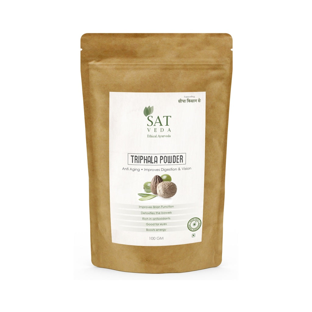 SAT VEDA Organic Triphala Powder 100gm